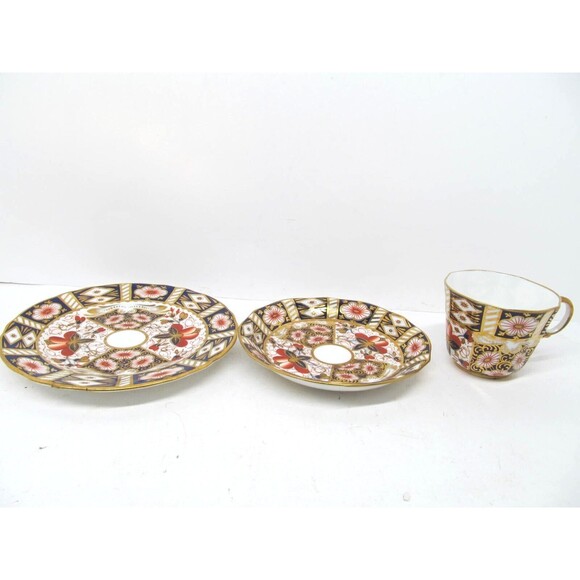 Aynsley Vintage Imari Cup Saucer And Dessert Plate Set VGC - Picture 2 of 11